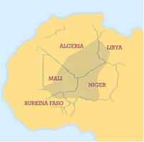Oblasti u kojima zive Tuarezi