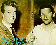 Matt Collins i Jerry Lee Louis 1963.