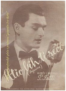NAGRADJENA PJESMA NA KONKURSU"RADIO BEOGRADA", 1953.